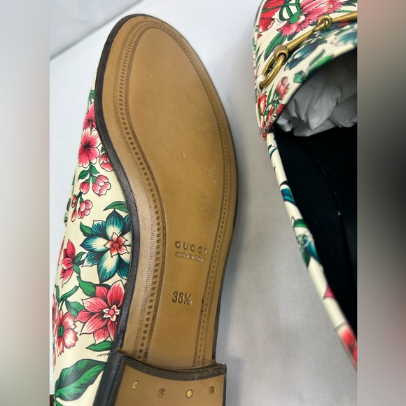 Gucci Horsebit printed leather loafers in Multicolor Sz US 8.5 - Picture 9 of 9